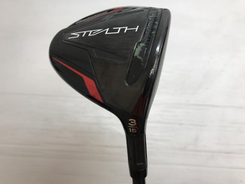 【中古】テーラーメイド STEALTH フェアウェイウッド 3W 15° Sフレックス 43.0インチ ヘッドカバーあり TENSEI RED TM50 Cランク 右利き用 Taylormade ゴルフクラブ ステルス ゴルフドゥ ゴルフ用品 GOLF D