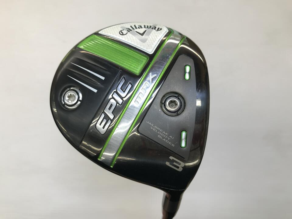 【中古】キャロウェイ EPIC MAX フェアウェイウッド 3W 15° SRフレックス 42.75インチ Diamana 40 for Callaway(EPIC MAX) Dランク 右利き用 Callaway ゴルフクラブ エピックマックス ゴルフドゥ ゴルフ用品 GOL