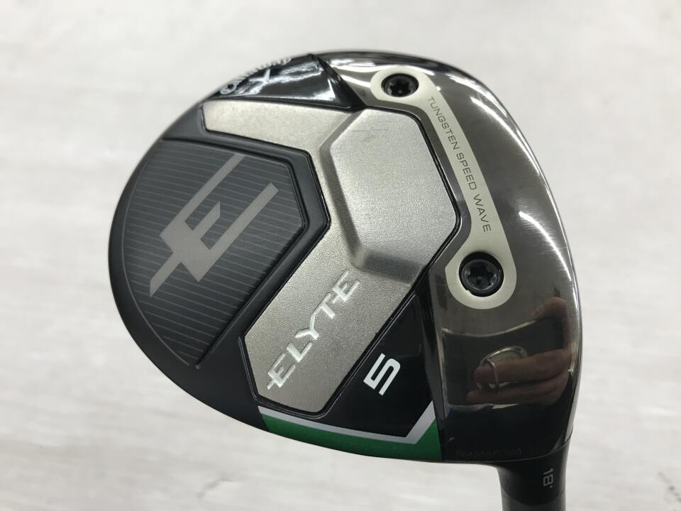 【中古】キャロウェイ ELYTE フェアウェイウッド 5W 18° Sフレックス 42.5インチ ヘッドカバーあり VENTUS GREEN 5 for Callaway Cランク 右利き用 Callaway ゴルフクラブ エリート ゴルフドゥ ゴルフ用品 G