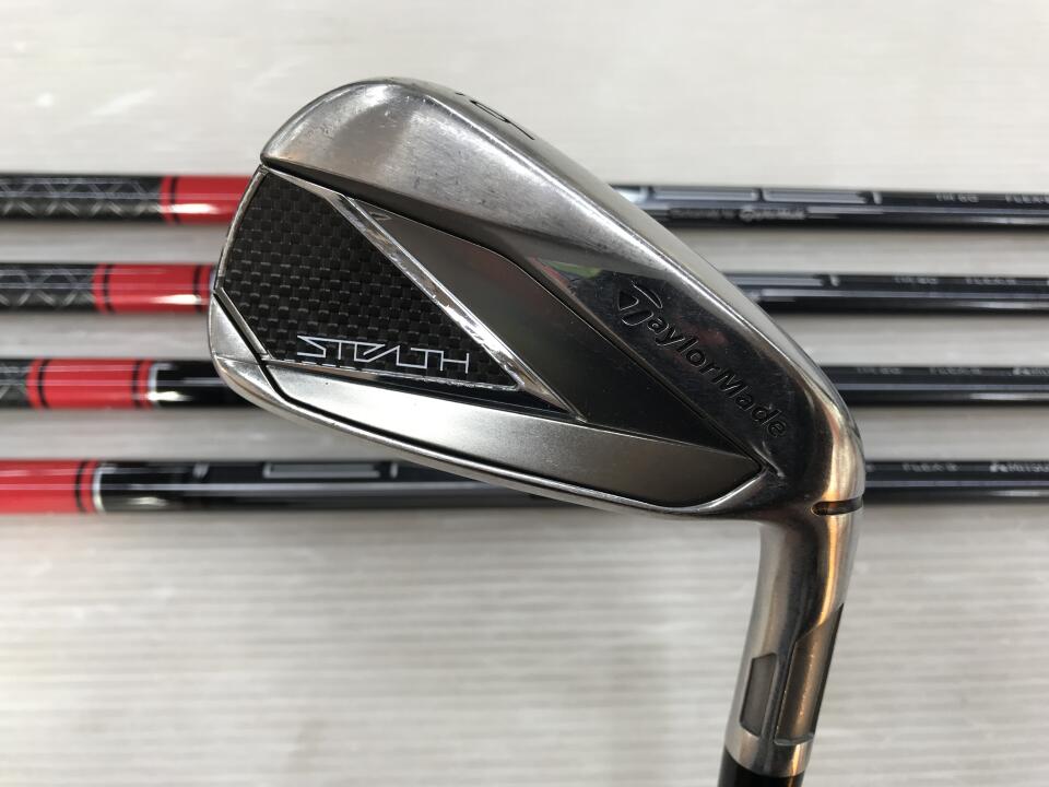 【中古】テーラーメイド STEALTH アイアンセット 24.3° Sフレックス 37.75インチ TENSEI RED TM60 Cランク 右利き用 Taylormade ゴルフクラブ ステルス ゴルフドゥ ゴルフ用品 GOLF DO 中古ゴルフクラブ