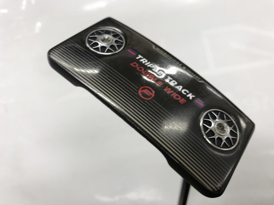 【中古】オデッセイ TRIPLE TRACK DOUBLE WIDE FLOW パター 33.0インチ STROKE LAB Cランク 右利き用 ODYSSEY ゴルフクラブ ゴルフドゥ ゴルフ用品 GOLF DO 中古ゴルフクラブ