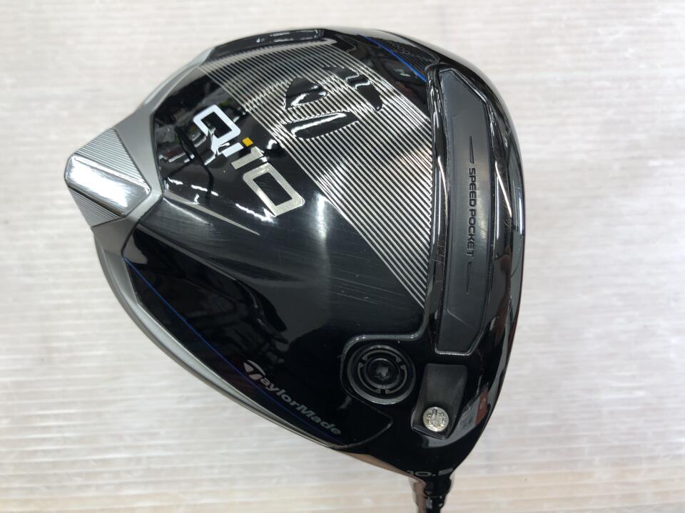 【中古】テーラーメイド Qi10 ドライバー 10.5° Rフレックス 45.5インチ ヘッドカバーあり Diamana BLUE TM50 Cランク 右利き用 Taylormade ゴルフクラブ ゴルフドゥ ゴルフ用品 GOLF DO 中古ゴルフクラブ