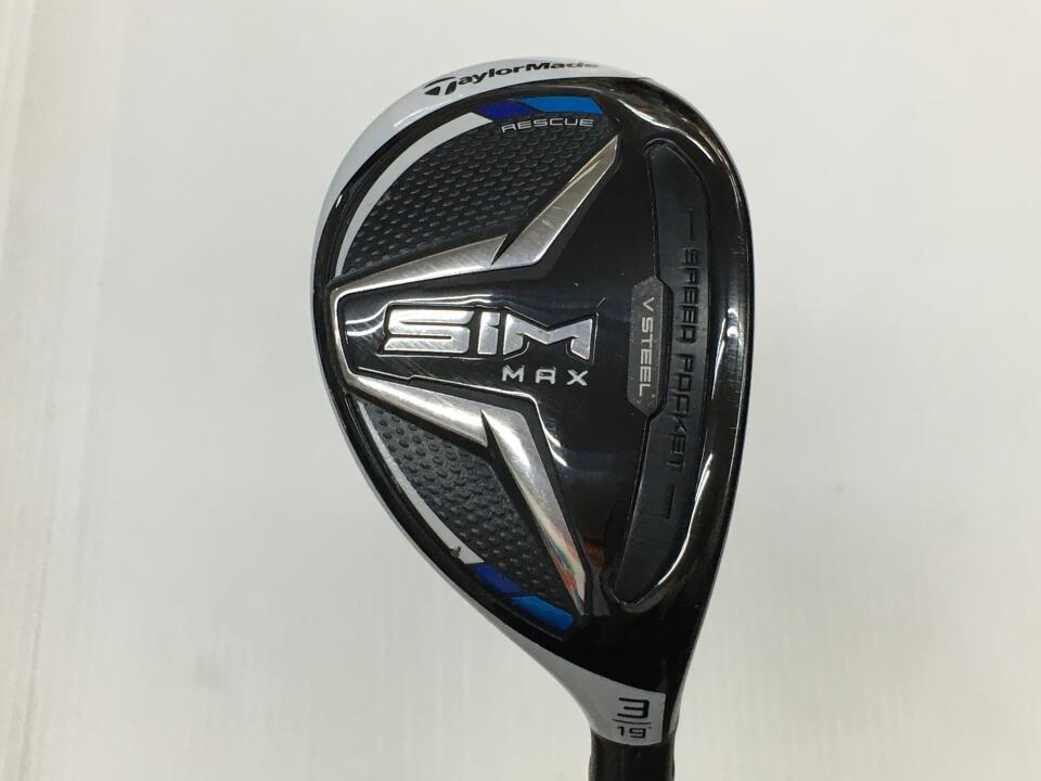 【中古】テーラーメイド SIM MAX ユーティリティ 19° Sフレックス 40.5インチ ヘッドカバーあり TENSEI BLUE TM60 Dランク 右利き用 Taylormade ゴルフクラブ シムマックス ゴルフドゥ ゴルフ用品 GOLF DO