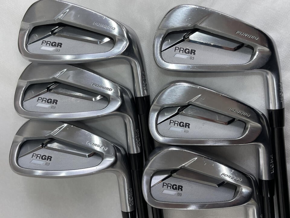 【中古】プロギア 03 IRON アイアンセット Sフレックス 37.5インチ RAUNE i 90 リシャフト品 Cランク 右利き用 PRGR ゴルフクラブ ゴルフドゥ ゴルフ用品 GOLF DO 中古ゴルフクラブ|ゴルフ ドゥ 中古クラブ店