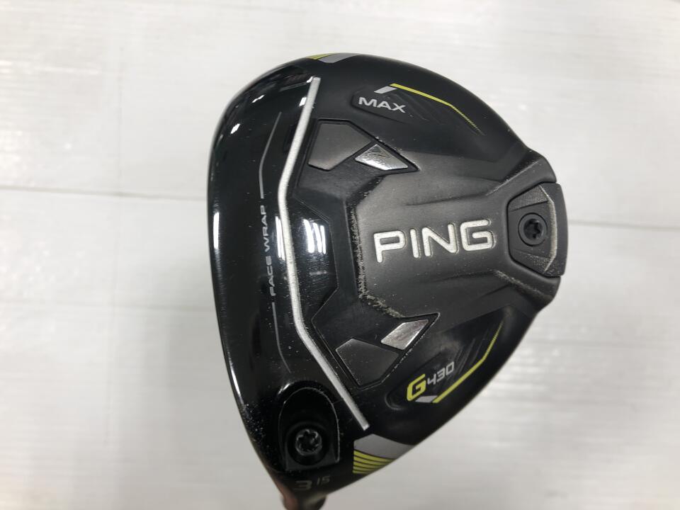 【中古】ピン G430 MAX フェアウェイウッド 3W 15&deg; Sフレックス 43.0インチ ヘッドカバーあり TOUR 2.0 BLACK 65 Cランク 左利き用 PING ゴルフクラブ G430マックス ゴルフドゥ ゴルフ用品 GOLF DO 中古ゴル｜ゴルフ ドゥ 中古クラブ店