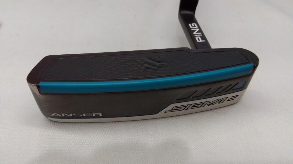【中古】ピン SIGMA 2 ANSER Platinum パター 33.0インチ オリジナルスチール(PP58ｸﾞﾘｯﾌﾟ) Dランク 右利き用 PING ゴルフクラブ ゴルフドゥ ゴルフ用品 GOLF DO 中古ゴルフクラブ