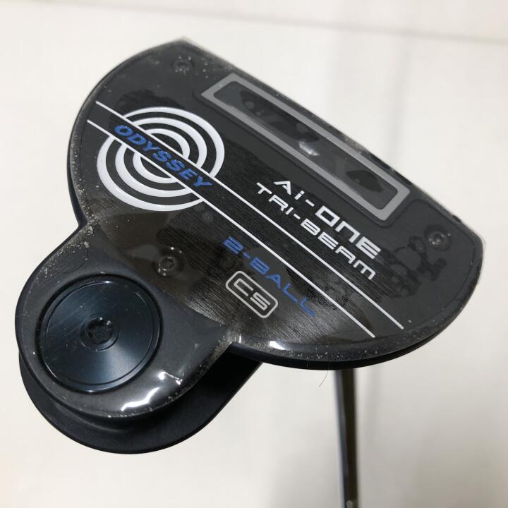 【中古】オデッセイ Ai-ONE TRI-BEAM 2-BALL CS パター 33.0インチ ヘッドカバーあり オリジナルスチール Bランク 右利き用 ODYSSEY ゴルフクラブ ゴルフドゥ ゴルフ用品 GOLF DO 中古ゴルフクラブ