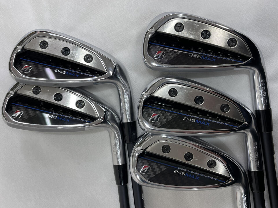 【中古】ブリヂストン 245MAX アイアンセット 27° Sフレックス 38.0インチ VANQUISH BSi for MAX Cランク 右利き用 BRIDGESTONE ゴルフクラブ ゴルフドゥ ゴルフ用品 GOLF DO 中古ゴルフクラブ