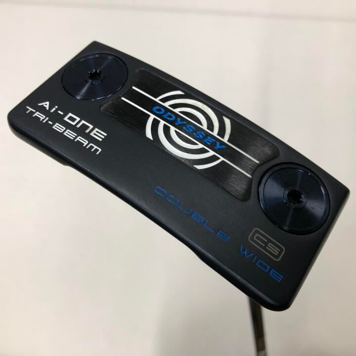 【中古】オデッセイ Ai-ONE TRI-BEAM DOUBLE WIDE CS パター 32.0インチ ヘッドカバーあり オリジナルスチール Bランク 右利き用 ODYSSEY ゴルフクラブ ゴルフドゥ ゴルフ用品 GOLF DO 中古ゴルフクラブ｜ゴルフ ドゥ 中古クラブ店