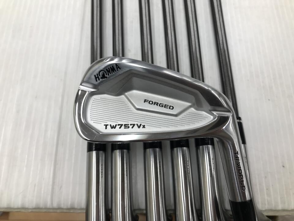 【中古】ホンマゴルフ TOUR WORLD TW757 Vx アイアンセット Sフレックス 38.25インチ VIZARD IB-WF 85 Cランク 右利き用 ゴルフクラブ ツアーワールド ゴルフドゥ ゴルフ用品 GOLF DO 中古ゴルフクラブ
