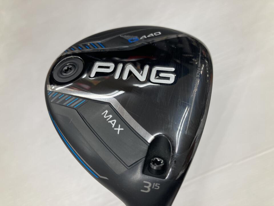 【中古】ピン G440 MAX フェアウェイウッド 3W 15° Sフレックス 42.25インチ ヘッドカバーあり TOUR 2.0 CHROME 65 Cランク 右利き用 PING ゴルフクラブ G440マックス ゴルフドゥ ゴルフ用品 GOLF DO 中古ゴ