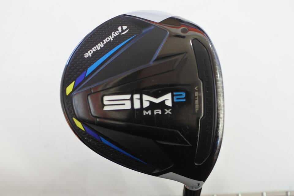 【中古】テーラーメイド SIM2 MAX フェアウェイウッド 3W 15° Sフレックス 43.25インチ ツアーAD タイトリスト 60 リシャフト品 Dランク 右利き用 Taylormade ゴルフクラブ シム2マックス ゴルフドゥ