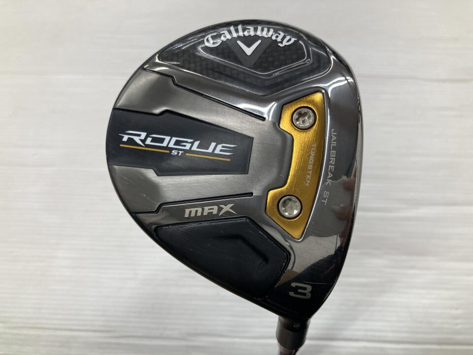 【中古】キャロウェイ ROGUE ST MAX フェアウェイウッド 3W 15° Sフレックス 42.75インチ ヘッドカバーあり SPEEDER NX50 Cランク 右利き用 Callaway ゴルフクラブ ローグSTマックス ゴルフドゥ ゴルフ用