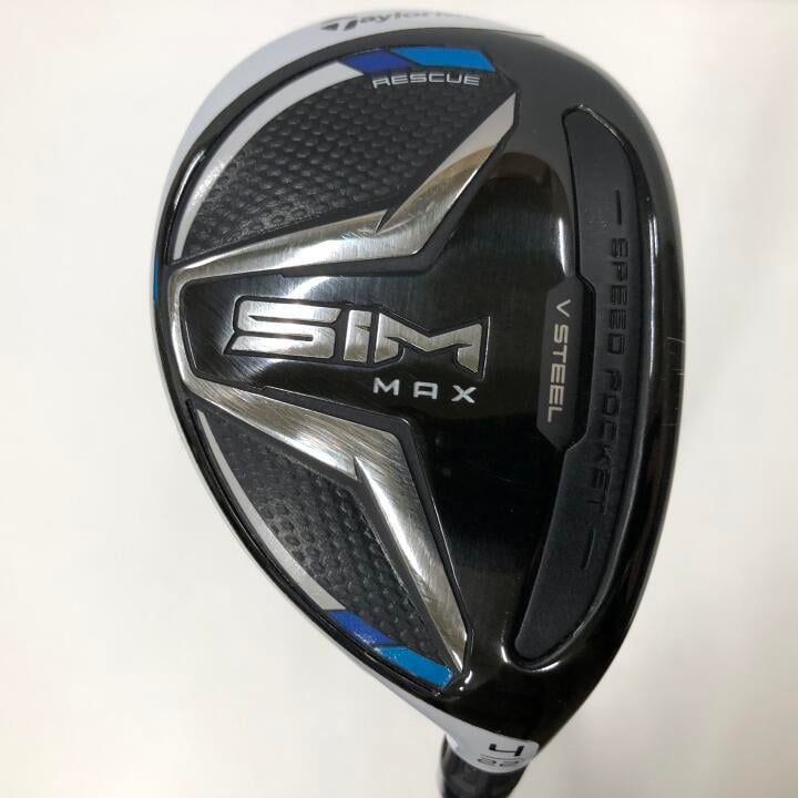 【中古】テーラーメイド SIM MAX ユーティリティ 22° Sフレックス 39.5インチ ヘッドカバーあり KBS MAX85 JP Cランク 右利き用 Taylormade ゴルフクラブ シムマックス ゴルフドゥ ゴルフ用品 GOLF DO 中