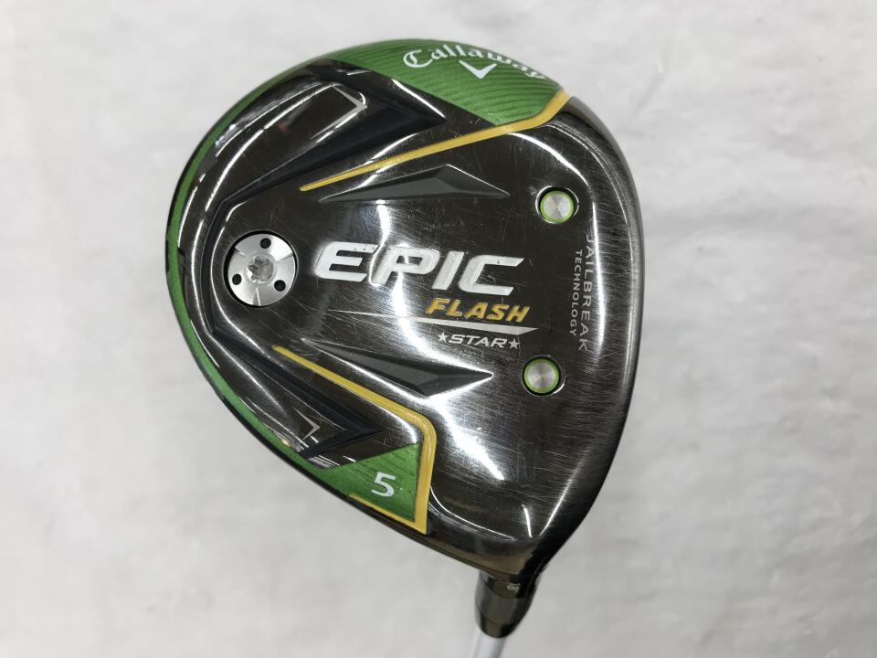 【中古】キャロウェイ EPIC FLASH STAR レディス フェアウェイウッド 5W 18° Lフレックス 41.5インチ ヘッドカバーあり Speeder EVOLUTION for CW Cランク 右利き用 Callaway ゴルフクラブ エピックフラッシ
