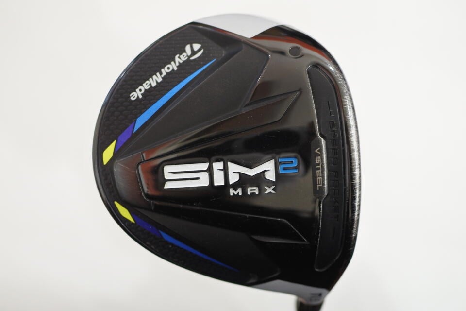 【中古】テーラーメイド SIM2 MAX フェアウェイウッド 3W 15° SRフレックス 43.25インチ ヘッドカバーあり TENSEI BLUE TM50(SIM2) Dランク 右利き用 Taylormade ゴルフクラブ シム2マックス ゴルフドゥ ゴ