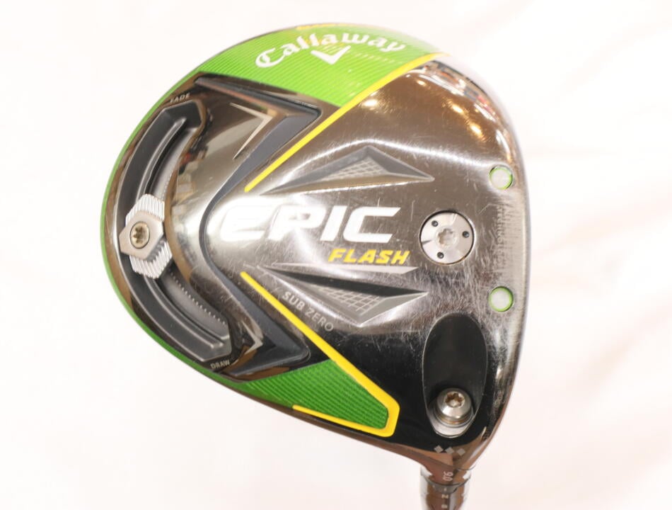 【中古】キャロウェイ EPIC FLASH SUB ZERO ◆◆◆ ドライバー 9° Sフレックス 45.25インチ ツア?AD　MJ-7 リシャフト品 Dランク 右利き用 Callaway ゴルフクラブ エピックフラッシュサブゼロトリプル