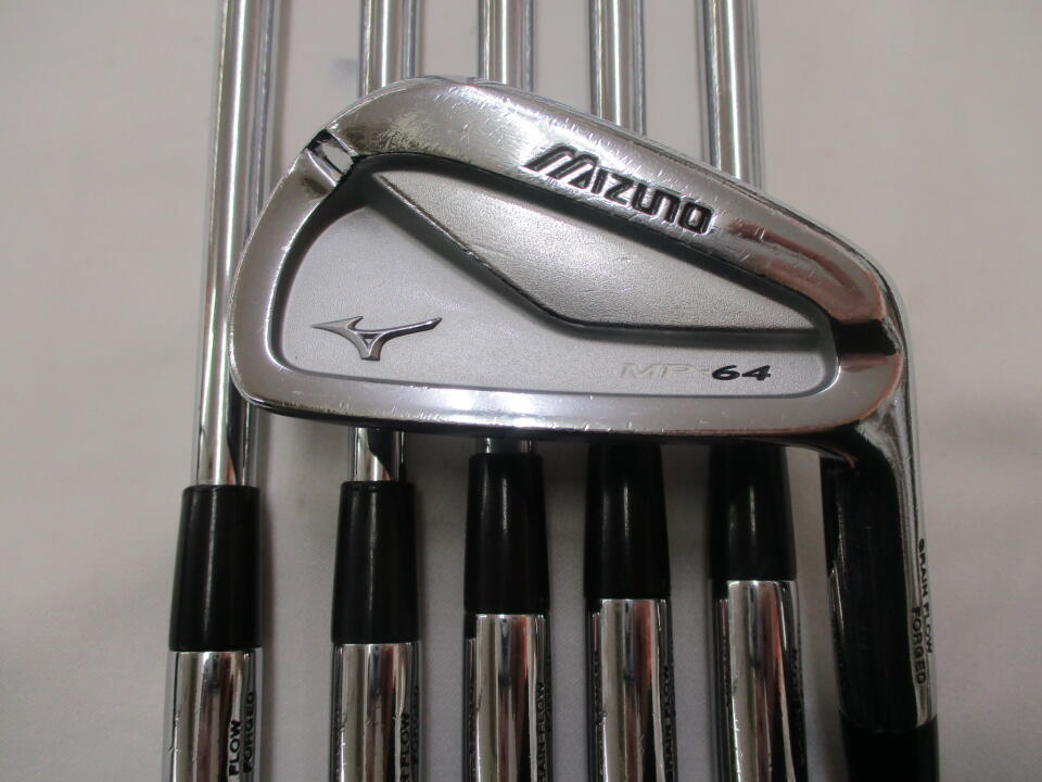 【中古】ミズノ MP-64 アイアンセット 27° Sフレックス 38.0インチ NSプロ MODUS 3 TOUR 120 Cランク 右利き用 MIZUNO ゴルフクラブ ゴルフドゥ ゴルフ用品 GOLF DO 中古ゴルフクラブ