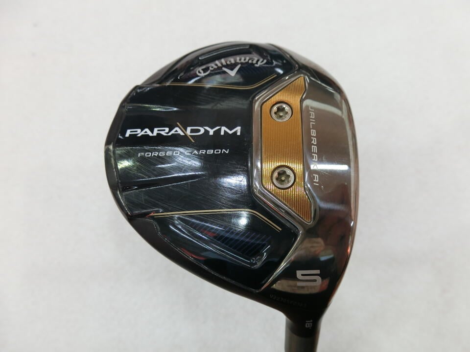 【中古】キャロウェイ PARADYM フェアウェイウッド 5W 18° Sフレックス 42.5インチ ヘッドカバーあり SPEEDER NX GREEN 50 Cランク 右利き用 Callaway ゴルフクラブ パラダイム ゴルフドゥ ゴルフ用品 GOLF
