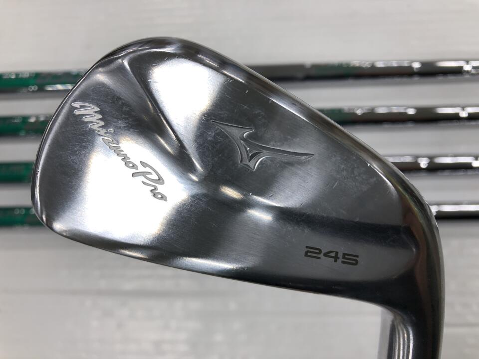 【中古】ミズノ Mizuno Pro 245 アイアンセット 27° Sフレックス 37.5インチ NSプロ950GH neo リシャフト品 Cランク 右利き用 MIZUNO ゴルフクラブ ミズノプロ ゴルフドゥ ゴルフ用品 GOLF DO 中古ゴルフ