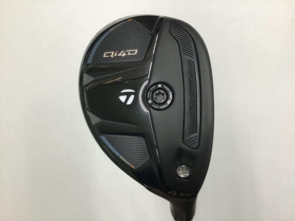 【中古】テーラーメイド Qi4D ユーティリティ 22° Sフレックス 40.0インチ ヘッドカバーあり REAX 75 (Qi4D) Bランク 右利き用 Taylormade ゴルフクラブ ゴルフドゥ ゴルフ用品 GOLF DO 中古ゴルフクラブ