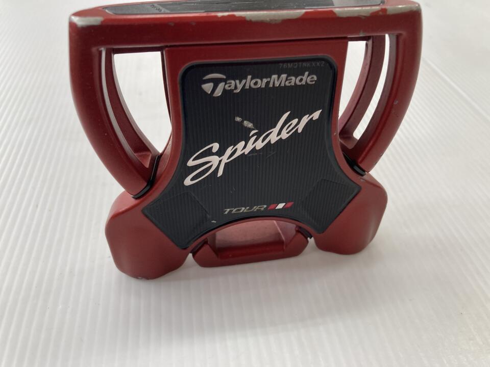 【中古】【訳あり】テーラーメイド Spider TOUR Red SMALL SLANT パター 34.0インチ オリジナルスチール Dランク 右利き用 Taylormade ゴルフクラブ ゴルフドゥ ゴルフ用品 GOLF DO 中古ゴルフクラブ
