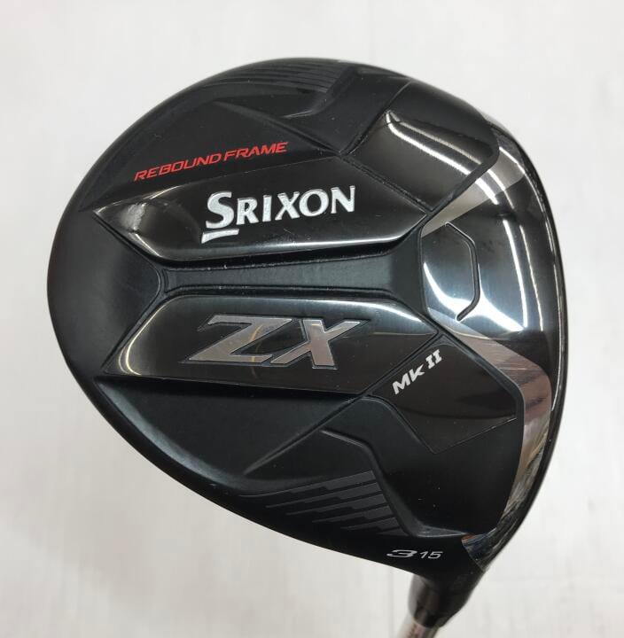 【中古】ダンロップ SRIXON ZX Mk2 フェアウェイウッド 3W 15° Sフレックス 43.5インチ ヘッドカバーあり ツア?AD HD-6 リシャフト品 Bランク 右利き用 DUNLOP ゴルフクラブ スリクソンZX MX2 ゴルフド