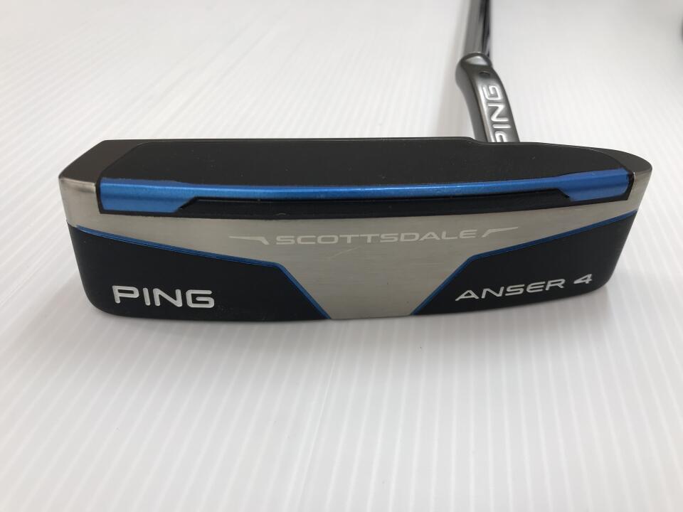 【中古】ピン SCOTTSDALE ANSER 4 パター 33.0インチ ヘッドカバーあり オリジナルスチール Cランク 右利き用 PING ゴルフクラブ スコッツデール アンサー4 ゴルフドゥ ゴルフ用品 GOLF DO 中古ゴルフ