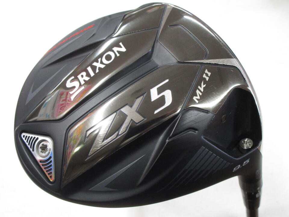 【中古】ダンロップ SRIXON ZX5 Mk2 ドライバー 9.5° Sフレックス 45.25インチ ヘッドカバーあり ◆リシャフト◆Diamana　RF60 リシャフト品 Cランク 右利き用 DUNLOP ゴルフクラブ スリクソンZX5 MK2 ゴ
