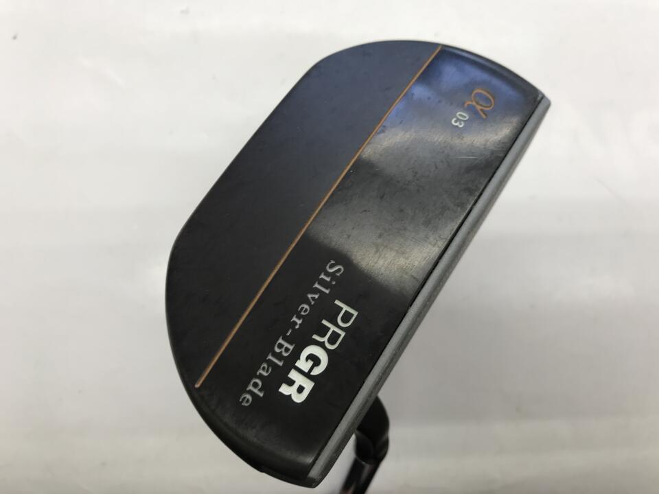 【中古】プロギア SILVER-BLADE α 03 パター 34.0インチ オリジナルスチール Cランク 右利き用 PRGR ゴルフクラブ ゴルフドゥ ゴルフ用品 GOLF DO 中古ゴルフクラブ