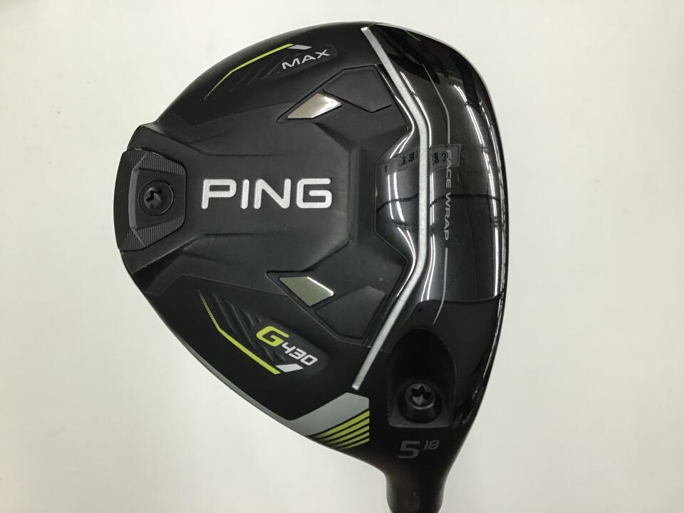 【中古】ピン G430 MAX フェアウェイウッド 5W 18° Sフレックス 42.5インチ ヘッドカバーあり SPEEDER　NXBLACK60 リシャフト品 Bランク 右利き用 PING ゴルフクラブ G430マックス ゴルフドゥ ゴルフ用品