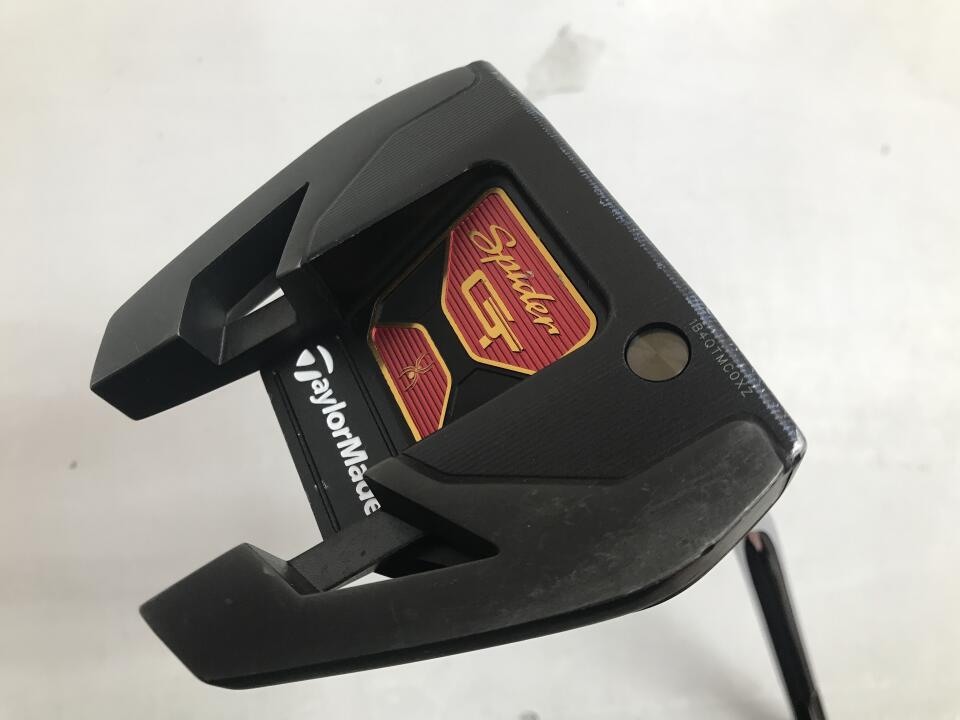 【中古】テーラーメイド Spider GT BLACK SINGLE BEND パター 34.0インチ ヘッドカバーあり オリジナルスチール Dランク 右利き用 Taylormade ゴルフクラブ スパイダーGTブラック シングルベンド ゴルフ｜ゴルフ ドゥ 中古クラブ店パター