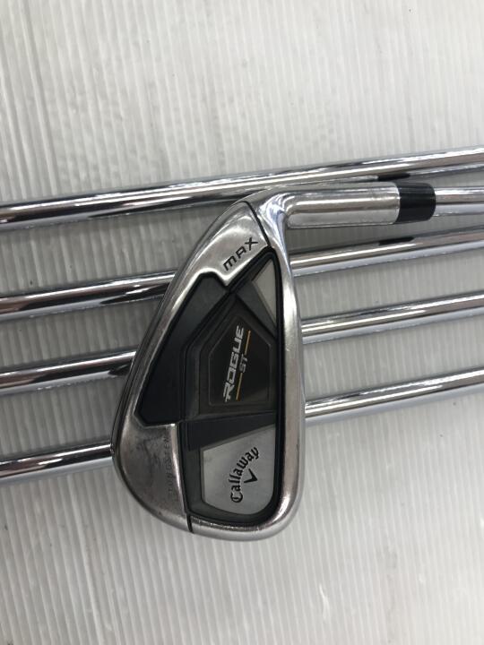 【中古】キャロウェイ ROGUE ST MAX アイアンセット 24.5° Sフレックス 37.5インチ NSプロ Zelos 7 Cランク 右利き用 Callaway ゴルフクラブ ローグSTマックス ゴルフドゥ ゴルフ用品 GOLF DO 中古ゴルフク