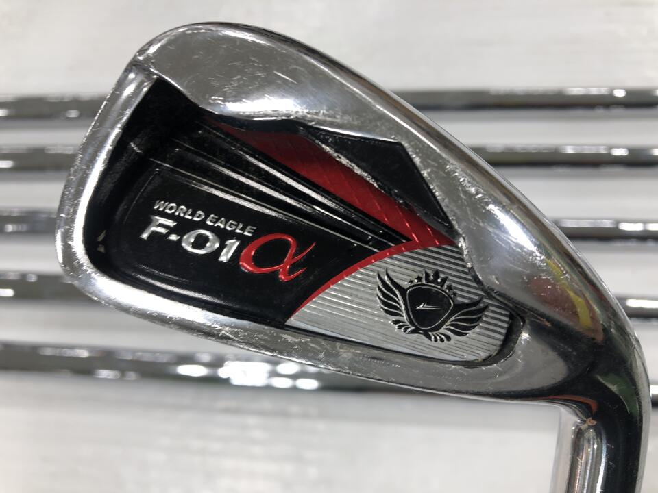 【中古】WORLD EAGLE WE-F-01α アイアンセット 28° 37.0インチ オリジナルスチール Dランク 右利き用 ゴルフクラブ ゴルフドゥ ゴルフ用品 GOLF DO 中古ゴルフクラブ