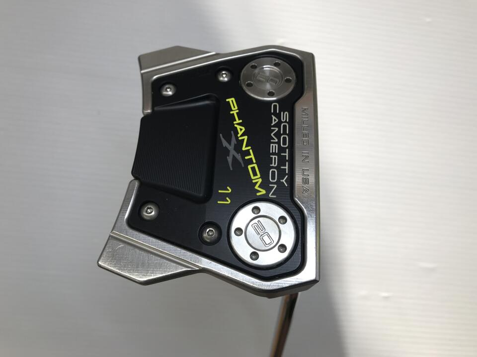 【中古】タイトリスト SC PHANTOM X 11 2021 パター 33.0インチ ヘッドカバーあり オリジナルスチール Cランク 右利き用 Titleist ゴルフクラブ スコッティキャメロン ファントムエックス ゴルフドゥ