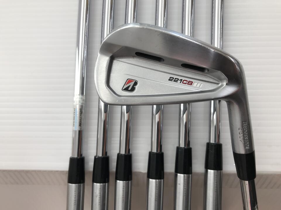 【中古】ブリヂストン 221CB アイアンセット 25° Sフレックス 37.75インチ NSプロ MODUS 3 TOUR 120 Cランク 右利き用 BRIDGESTONE ゴルフクラブ ゴルフドゥ ゴルフ用品 GOLF DO 中古ゴルフクラブ