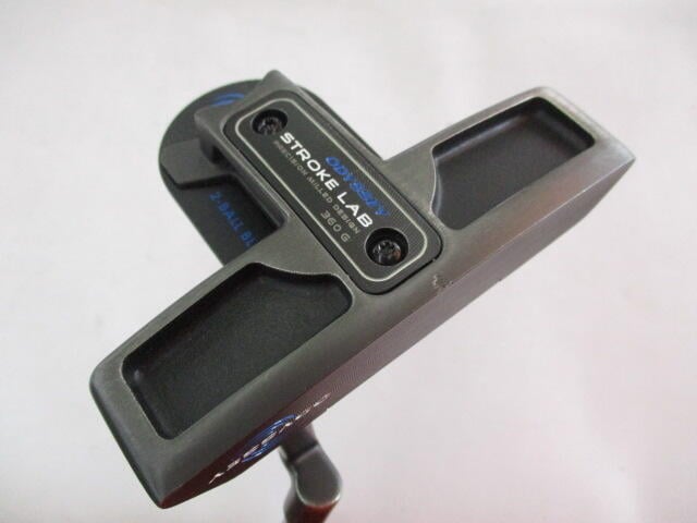 【中古】オデッセイ STROKE LAB 2・BALL BLADE パター 33.0インチ ヘッドカバーあり オリジナルスチール Cランク 右利き用 ODYSSEY ゴルフクラブ ゴルフドゥ ゴルフ用品 GOLF DO 中古ゴルフクラブ