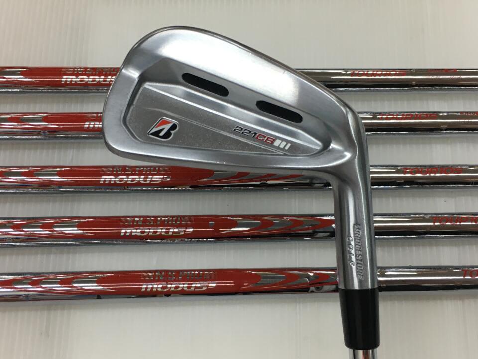 【中古】ブリヂストン 221CB アイアンセット Sフレックス 38.25インチ NSプロ MODUS 3 TOUR 105 Cランク 右利き用 BRIDGESTONE ゴルフクラブ ゴルフドゥ ゴルフ用品 GOLF DO 中古ゴルフクラブ