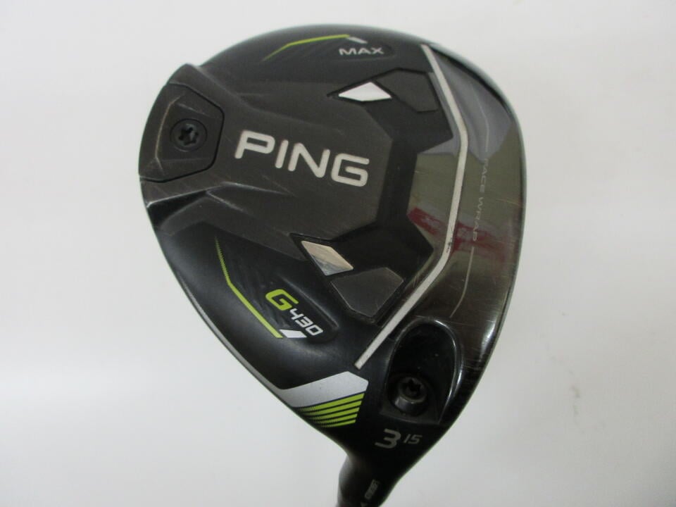 【中古】ピン G430 MAX フェアウェイウッド 3W 15° SRフレックス 43.0インチ ヘッドカバーあり ALTA J CB BLACK Dランク 右利き用 PING ゴルフクラブ G430マックス ゴルフドゥ ゴルフ用品 GOLF DO 中古ゴル