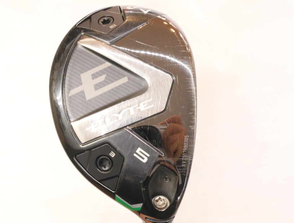 【中古】キャロウェイ ELYTE ユーティリティ 24° S200フレックス 39.25インチ ヘッドカバーあり ダイナミックゴ?ルド105 リシャフト品 Cランク 右利き用 Callaway ゴルフクラブ エリート ゴルフド