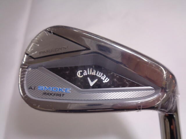 【中古】キャロウェイ PARADYM Ai SMOKE MAX FAST アイアンセット 24° Sフレックス 37.625インチ NSプロ850GH neo Sランク 右利き用 Callaway ゴルフクラブ パラダイムAiスモークマックスファスト ゴルフド
