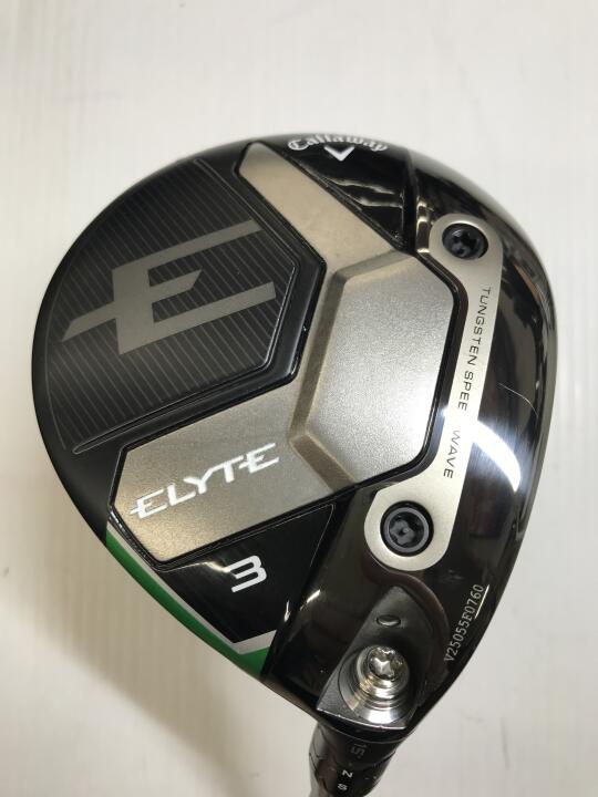 【中古】キャロウェイ ELYTE フェアウェイウッド 3W 15° Sフレックス 43.0インチ ヘッドカバーあり VENTUS GREEN 5 for Callaway Cランク 右利き用 Callaway ゴルフクラブ エリート ゴルフドゥ ゴルフ用品 G