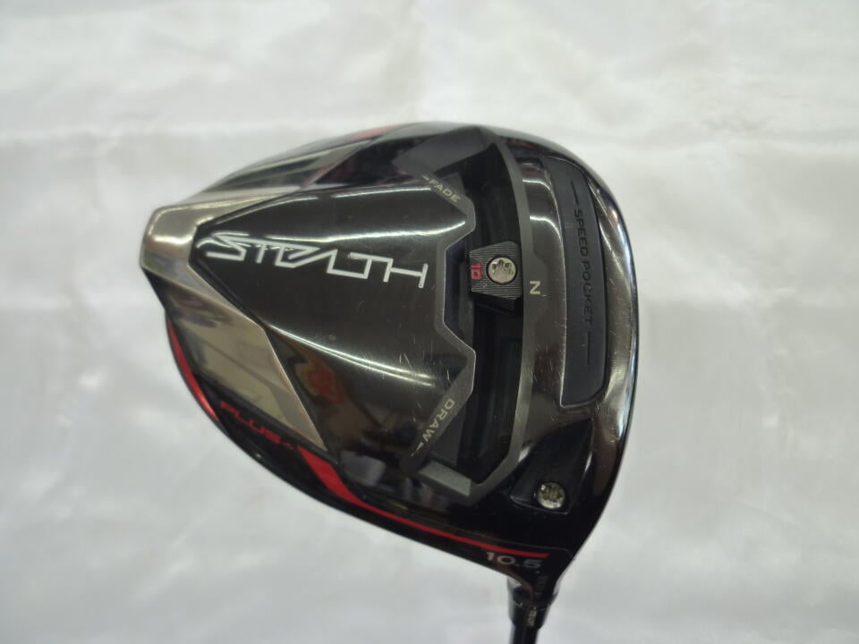 【中古】テーラーメイド STEALTH PLUS+ ドライバー 10.5° Sフレックス 45.75インチ ヘッドカバーあり テンセイシルバーTM50 リシャフト品 Cランク 右利き用 Taylormade ゴルフクラブ ステルスプラス ゴ