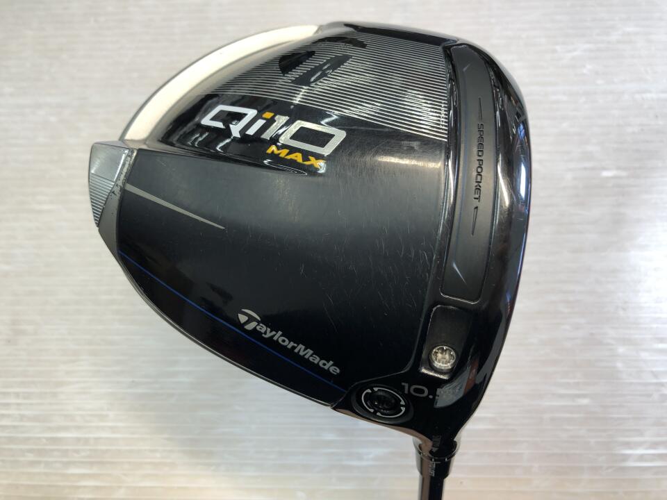 【中古】テーラーメイド Qi10 MAX ドライバー 10.5° SRフレックス 45.25インチ ヘッドカバーあり Diamana BLUE TM50 Cランク 右利き用 Taylormade ゴルフクラブ Qi10マックス ゴルフドゥ ゴルフ用品 GOLF DO