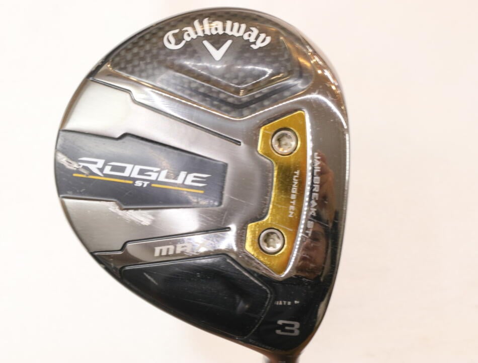 【中古】キャロウェイ ROGUE ST MAX フェアウェイウッド 3W 15° Sフレックス 42.75インチ ヘッドカバーあり SPEEDER　NX50 リシャフト品 Cランク 右利き用 Callaway ゴルフクラブ ローグSTマックス ゴル
