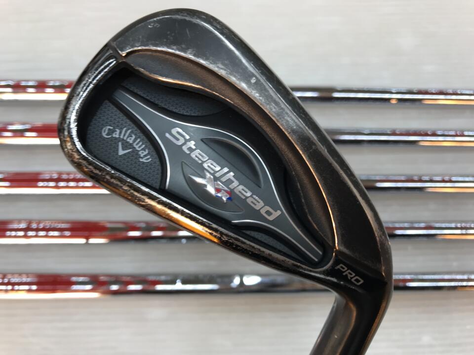 【中古】キャロウェイ Steelhead XR PRO アイアンセット 24° Sフレックス 37.75インチ NSプロ MODUS 3 TOUR 120 Cランク 右利き用 Callaway ゴルフクラブ ゴルフドゥ ゴルフ用品 GOLF DO 中古ゴルフクラブ