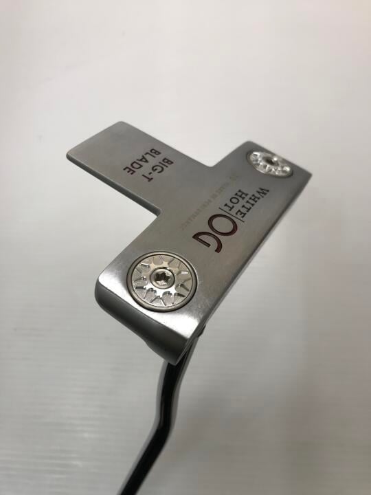 【中古】オデッセイ ホワイト ホット OG BIG T BLADE パター 33.5インチ ヘッドカバーあり オリジナルスチール Bランク 右利き用 ODYSSEY ゴルフクラブ ゴルフドゥ ゴルフ用品 GOLF DO 中古ゴルフクラ