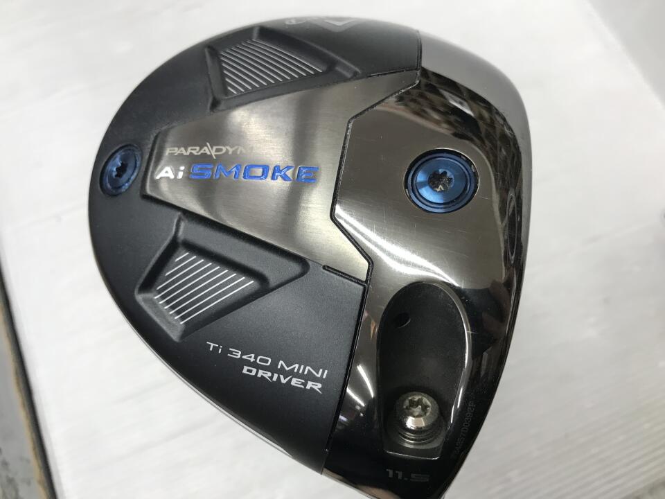 【中古】キャロウェイ PARADYM Ai SMOKE 340 MINI ドライバー 11.5° Sフレックス 43.25インチ ヘッドカバーあり TENSEI 60 for Callaway(Ai SMOKE) Cランク 右利き用 Callaway ゴルフクラブ パラダイムAiスモーク340