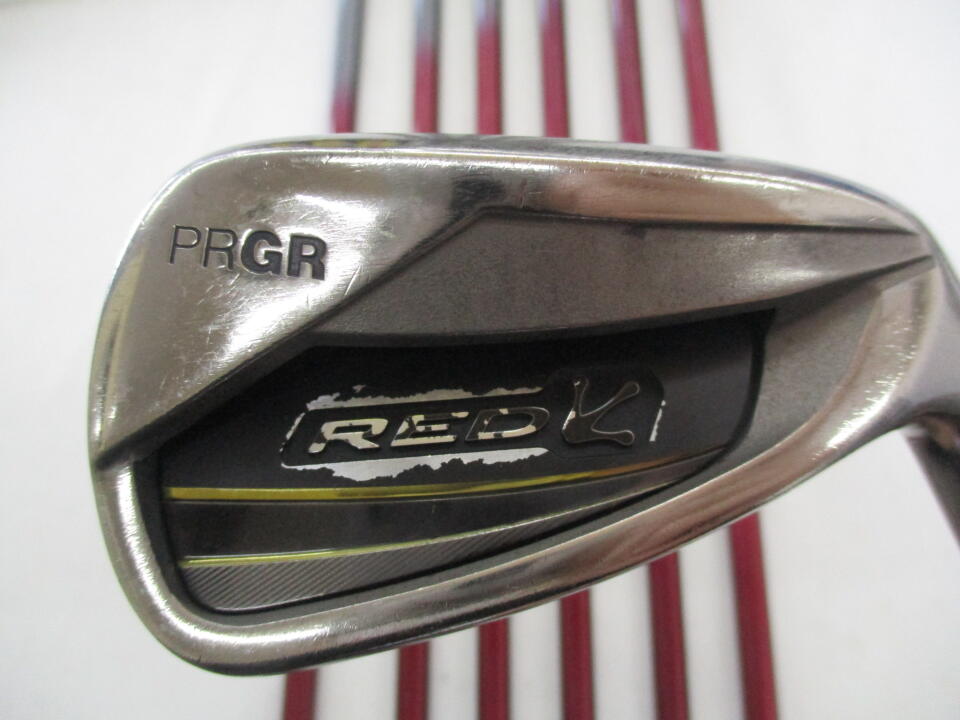 【中古】プロギア RED TITAN FACE アイアンセット 24° 38.5インチ RED Cランク 右利き用 PRGR ゴルフクラブ ゴルフドゥ ゴルフ用品 GOLF DO 中古ゴルフクラブ|ゴルフ ドゥ 中古クラブ店