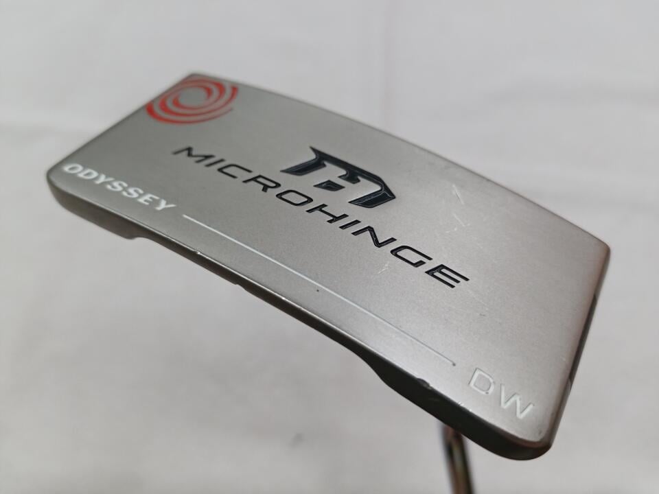 【中古】オデッセイ MICROHINGE DW パター 33.0インチ ヘッドカバーあり オリジナルスチール Cランク 右利き用 ODYSSEY ゴルフクラブ ゴルフドゥ ゴルフ用品 GOLF DO 中古ゴルフクラブ